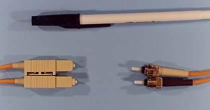 Pen and Full-Duplex Optical Fiber Cords with SC and ST Connectors ST