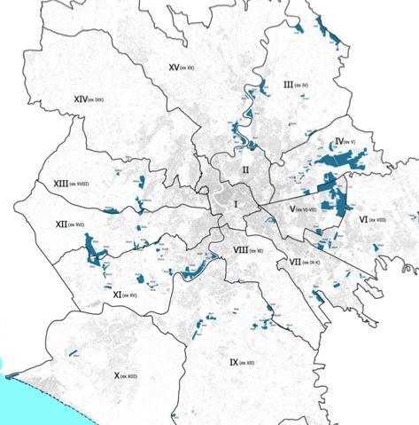 I PROGRAMMI INTEGRATI PER ATTIVITÀ LA PROPOSTA IN SINTESI Numerose aree produttive della città sono bisognose di interventi di riqualificazione diffusa 80 aree in 14 municipi interessate dal bando