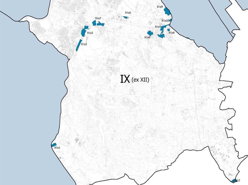 PRINT PER ATTIVITÀ XIIa11 XIIa1 Capocotta 7,81 XIIa2 Spinaceto est 1 13,55 XIIa3 Spinaceto est 2 22,99 XIIa4 Tor Pagnotta 2,86 XIIa5 Castel di Leva nord 26,22 XIIa6