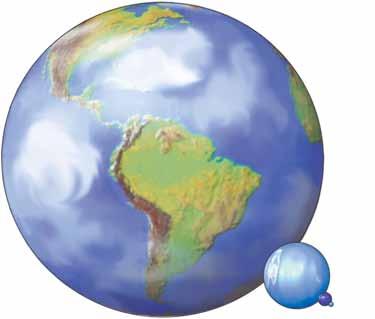 LEZIONE 1 Il ruolo dell acqua Le acque del Pianeta Quasi tre quarti della superficie terrestre, ovvero circa 360 milioni di km 2, sono ricoperti da masse d acqua.