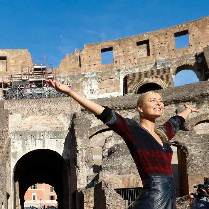 QUIALFORO Magazine ufficiale degli Internazionali BNL d Italia LA DOLCE VITA 2.0 Maria torna in campo al Colosseo.