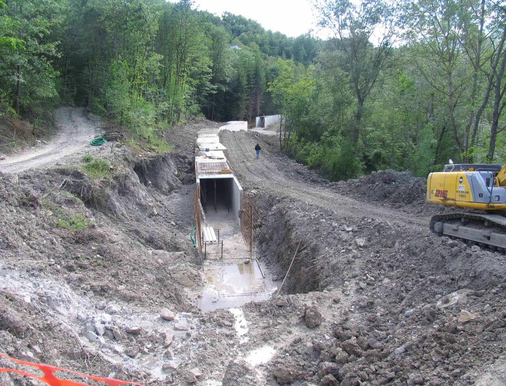 Montecreto-Pian della Valle: Conduttura dell impianto