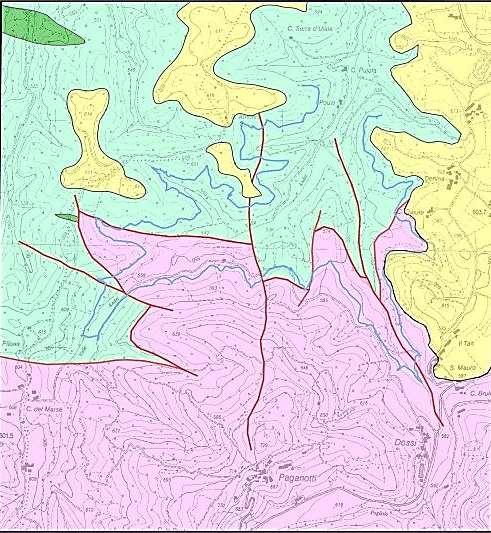 Assetto idrogeologico dell area in esame Sbarramento Complesso dei