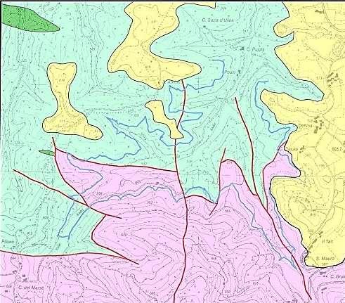 Una serie di prove di permeabilità nei fori di sondaggio eseguite durante il progetto preliminare hanno fornito valori molto ridotti nei calcescisti