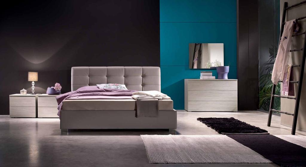 letto desy ecopelle start fango, gruppo test larice mud start eco-leather