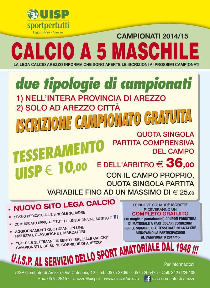 Comunicato Ufficiale Lega Calcio UISP