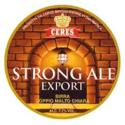 BRASSICOLA:STRONG LAGER GRADO ALCOLICO: 7,7% VOL TEMPERATURA DI SERVIZIO: 6 /7 CL.