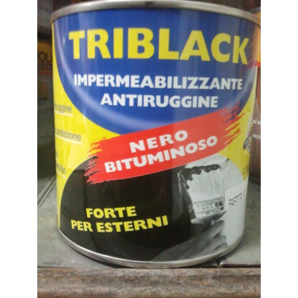 TRIBLACK NERA BITUMINOSA Vernice nera bituminosa brillantissima extrarapida.