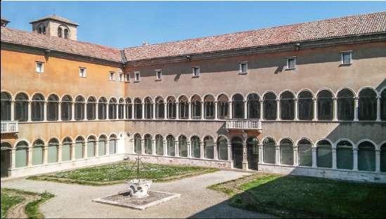 1- chiostro di santa maria in porto/mar Attorno al 1500 i Canonici Lateranensi iniziarono a costruire un nuovo chiostro in città perché i Veneziani, che dominavano