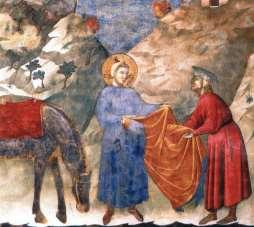3 I mantelli e i rami d ulivo Gesù entra a Gerusalemme su un asina, sulla quale i discepoli mettono i mantelli; la folla, invece, mette i mantelli per terra.