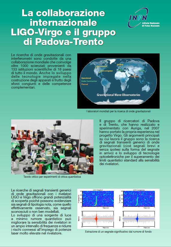 Foglio 19 ONDE GRAVITAZIONALI: 9 - La scienza oggi è fatta di grandi collaborazioni: lo scienziato solitario (vedi tanti film, ad esempio: Ritorno al futuro) è