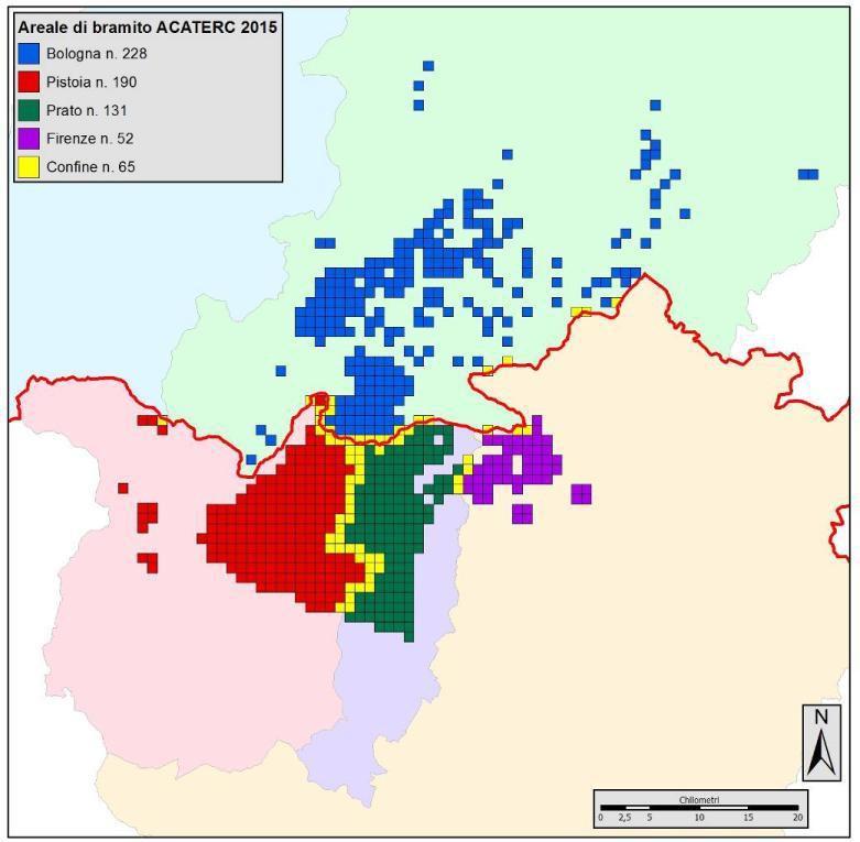 Di particolare importanza è l osservazione che una porzione di territorio rilevante (anche se in termini percentuali appare ridotta è noto che vi si concentra la maggiore attività riproduttiva), è