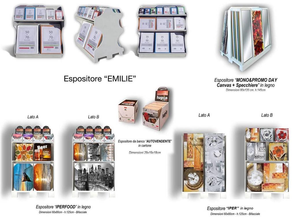 Promozione Espositori La promozione comprende un espositore in comodato d uso gratuito.