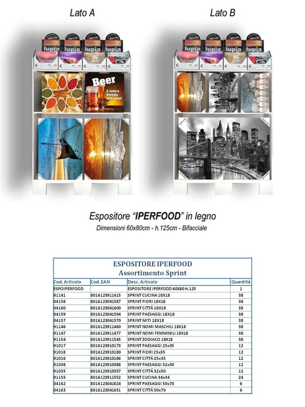 Espositore IPERFOOD