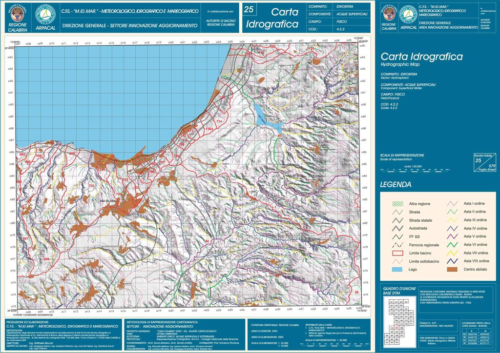 PCS Parghelia V.A.S. RELAZIONE DI INCIDENZA tratta di corsi d acqua che prendono origine dalla soprastante