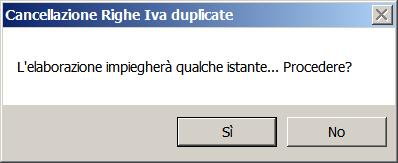 f) Richiede se effettuare elaborazione in prova oppure definitiva: lasciando il valore proposto S verrà effettuata l elaborazione in