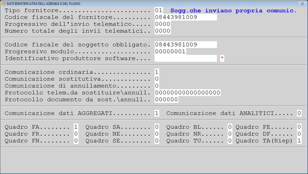 possibile andare ad interrogare il record specifico dell errore così come segnalato nel log dell invio.