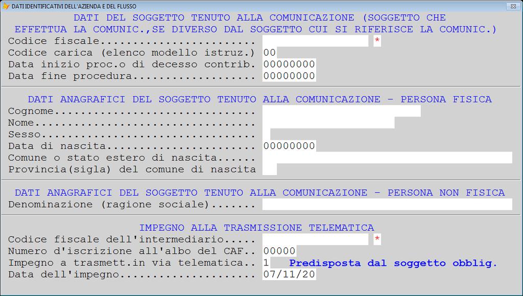 LEGATI I.V.A. E la fase finale per la generazione del file per l