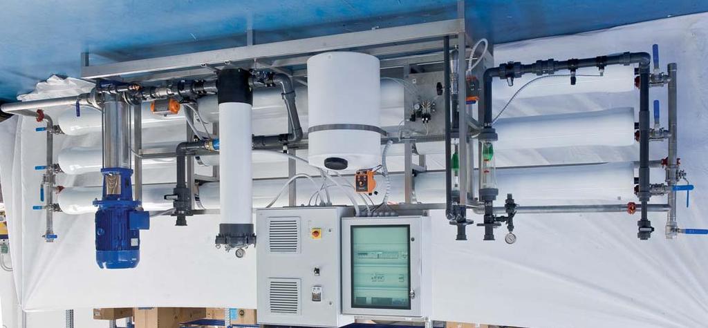 grandi impianti - big equipments DATA SHEET Atlas Filtri Engineering progetta e realizza impianti ad osmosi inversa di grande taglia (anche per il trattamento di acque salmastre), customizzati in