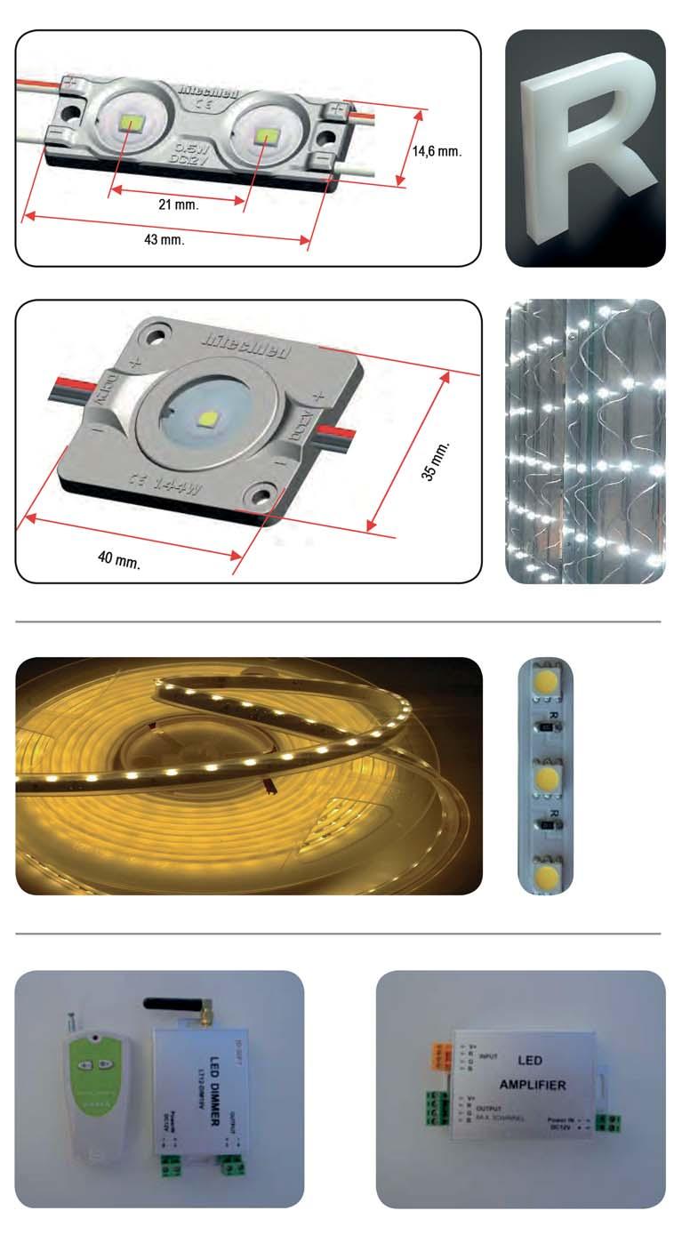 Led Componenti Neon Moduli a led Bobine in strisce