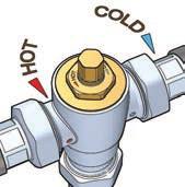 MISCELATORI TERMOSTATICI PERIFERICI ANTISCOTTATURA Software di dimensionamento disponibile su www.caleffi.it 23 depl.