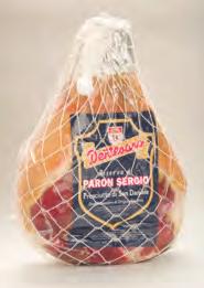 0960: 3,9kg L escluiva Prosciutto Riserva Paron Sergio è prodotto secondo la tradizione abbracciando le più avanzate tecnologie del settore, sempre rispettando i protocolli DOP stabiliti