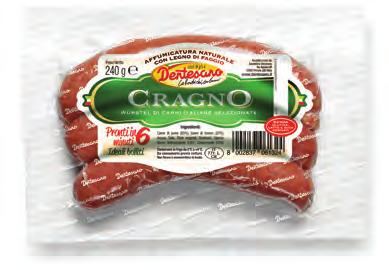 27 Cragno Salsiccia tipica regionale con carne di maiale e di manzo, leggera