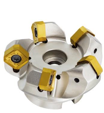 ATTREZZATURA / EQUIPMENT INTEGRAE / INTEGRA FORATURA / RIING TORNITURA / TURNING FRESATURA / MIING FRESE ST5-8 1 FRESE PER SPIANATURE A 5 5 FACE MIING CUTTER Inserto bilaterale a 8 taglienti.