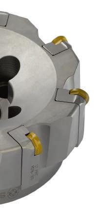 tipologie i inserto. Cartriges milling cutter from 80 to 00 mm that allows the use of inserts of ifferent kins an forms.