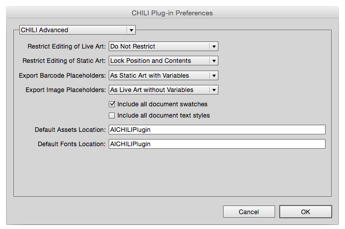 Testo Formattato: il CHILI Editor può modiﬁcare la formattazione della variabile.
