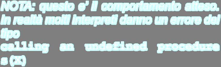 ESEMPIO Supponiamo di avere un data base del tipo p(2). p(0). q(2). r(7). :- setof(x, s(x),s). no :- bagof(x, s(x), S). no NOTA: questo e il comportamento atteso.