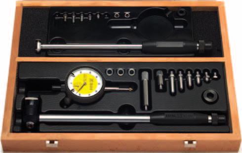 ALESAMETRI SINGOLI Serie MicroMet PLUS Forniti completi di comparatore Ø 58 mm Tastatore mobile con contatto in metallo duro.