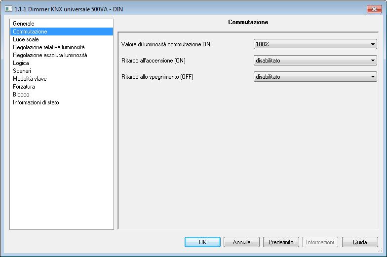 3.1.6 Comportamento tasto locale Questo parametro può assumere i seguenti valori: - nessuna azione (valore di default) in tal caso il pulsante è disabilitato; - test (on/off) in tal caso ad ogni