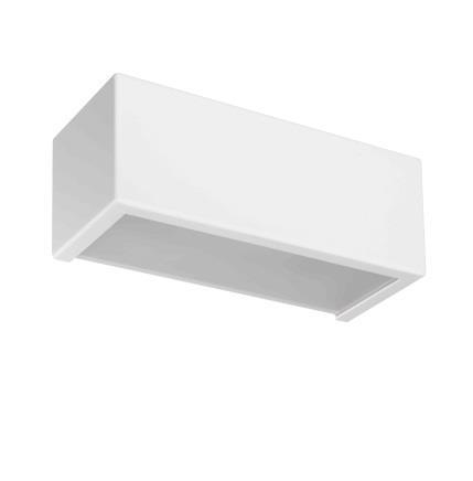 C25 / C35 APPLIQUE BI-EMISSIONE METALLO LACCATO IN BIANCO GOFFRATO E VETRO SATINATO DISPONIBILE CON SORGENTI ALOGENE O A LED E IN DUE MISURE CODICE CARATTERISTICHE CABLAGGIO CLASSE ENERGETICA 972 L