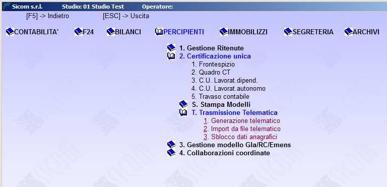 CERTIFICAZIONE UNICA 2016 L aggiornamento contiene: - Import da file telematico (da esterno altre procedure) - Stampa riepilogo certificazione - Funzione di ripresa dati anagrafici.