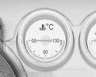 112 Strumenti e comandi Indicatore della temperatura del liquido di raffreddamento del motore Indica la temperatura del liquido di raffreddamento.