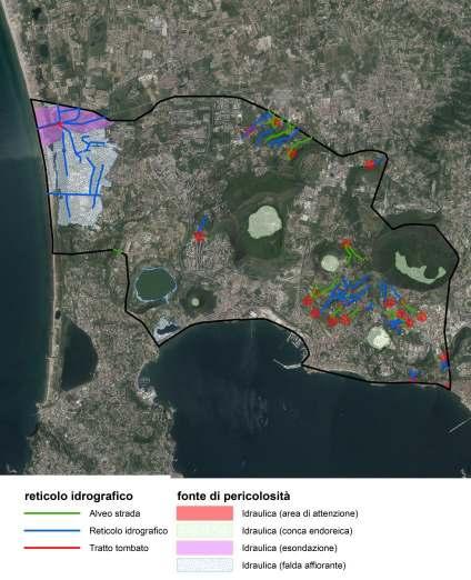 Rischio idraulico Sulla base di quanto rilevato nel PSAI (Piano Stralcio per l Assetto Idrogeologico) 2015 e nelle mappe ad esso allegate dell Autorità di Bacino della Campania Centrale, bacino nel