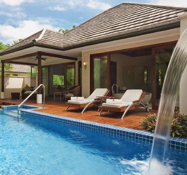 Il resort dispone di 110 ville disseminate nello splendido giardino tropicale suddivise in Garden Villa, Beachfront Villa, Deluxe Hillside Pool Villa, Deluxe Beachfront Pool Villa ed 1 favolosa
