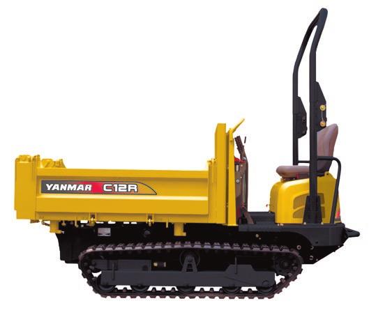 COMPATTEZZA Trasportatore Yanmar, prestazioni ottimali su ogni tipo di terreno.