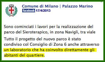 Prossimamente Festa di quartiere aperta alle istituzioni culturali, educative della zona: NABA, ITIS Giorgi e Auditorium e ad altre