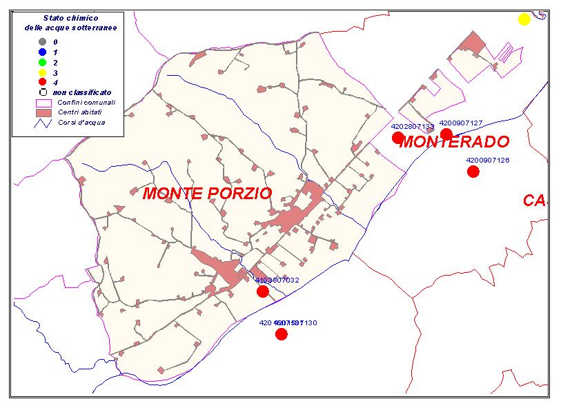 MONTEPORZIO Codice Comune 41038 Pozzi e sorgenti Codice località tipo classificazione importanza N prese 410380703 Monteporzio p 4 campo pozzi Classificazione ai sensi del D.