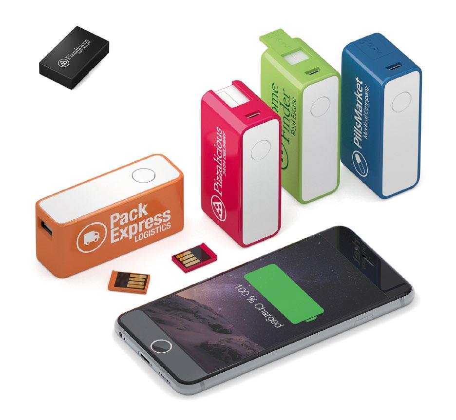 Energia portatile Cofanetto regalo in opzione chiave usb integrata MINI iversa COLOR CON CHIAVE USB Una chiave USB e un power bank riuniti in un solo prodotto per lavorare e ricaricare il tuo