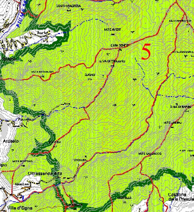 Il terrirorio del Comune di Oltressenda Alta è quasi interamente compreso nel SIC Valsedornia-Valzurio-Pizzo della Presolana