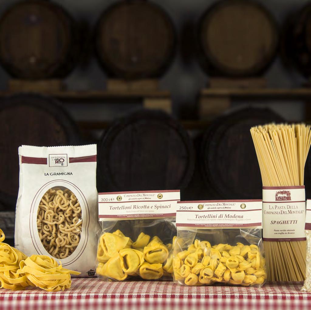 La Pasta Tagliatelle Emiliane all uovo 250 g. La Gramigna 500 g.