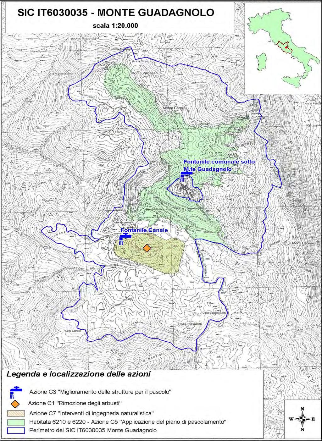 Figura 2: Mappa del SIC