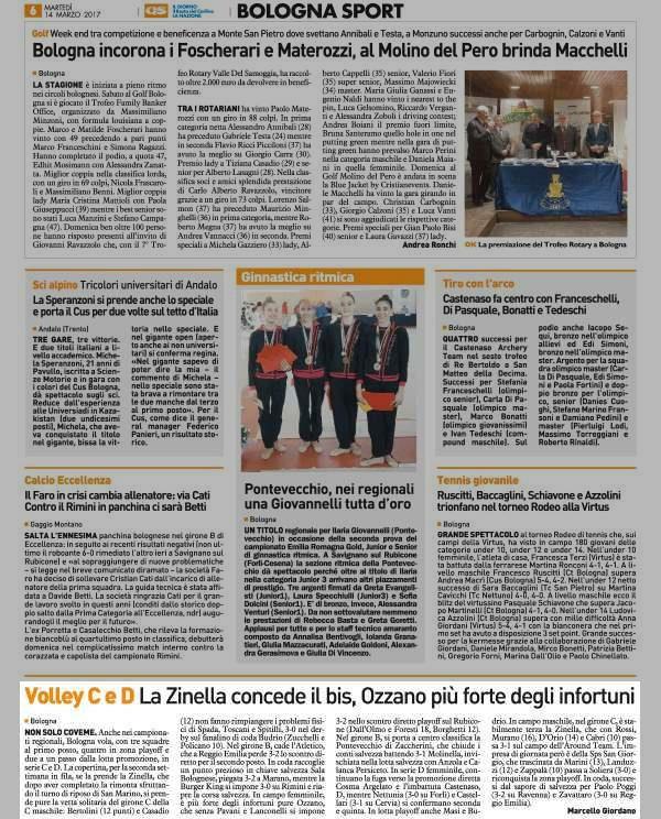 Pagina 74 Il Resto del Carlino (ed. Bologna) Volley C e D La Zinella concede il bis, Ozzano più forte degli infortuni Bologna NON SOLO COVEME.