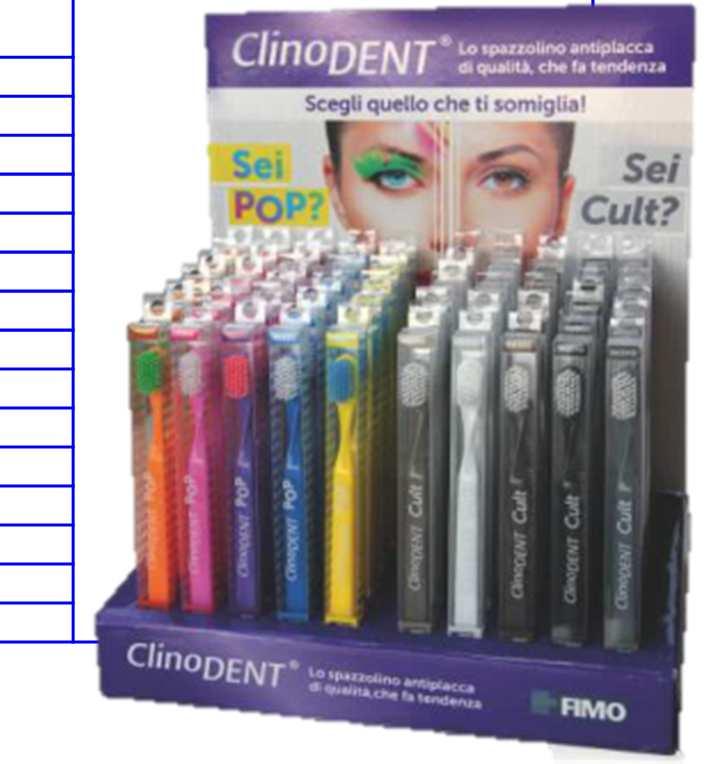 10 PZ 5,90 6 931356594 PIKDENT BUSTINA AZZURRO 10 PZ 5,90 6 931356618 PIKDENT BUSTINA VERDE 10 PZ 5,90 6 931356620 PIKDENT BUSTINA NERO 10 PZ 5,90 6 933942955 CLINODENT POP ROSA 3,90 6 933942928