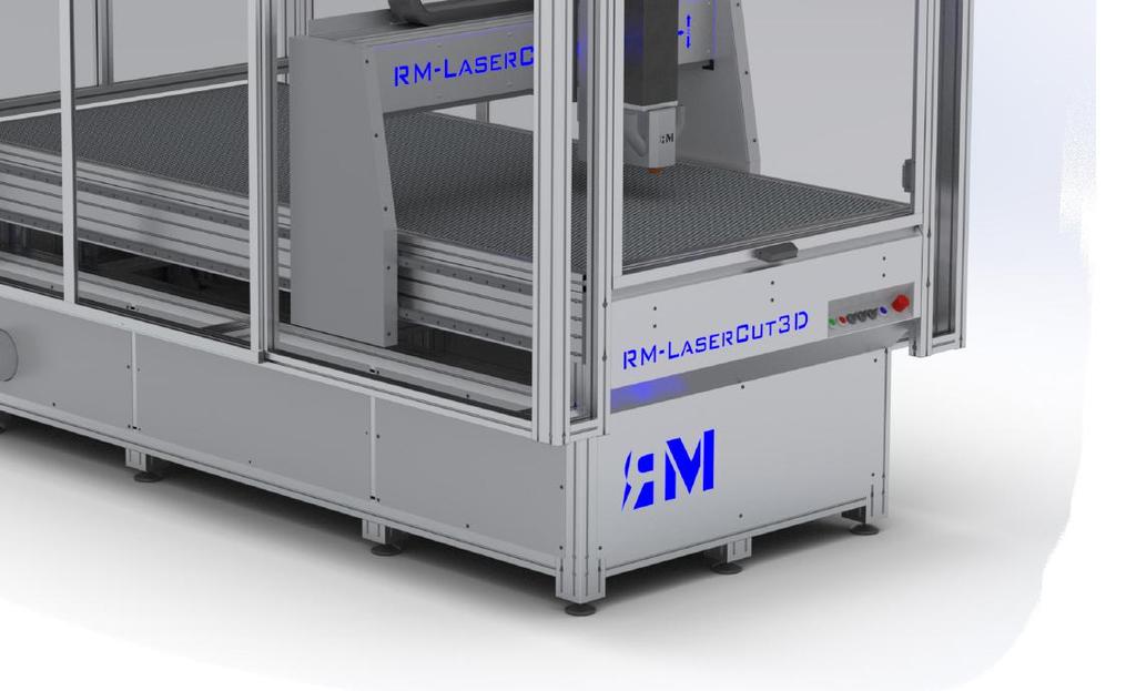 MACCHINA TAGLIO LASER CNC RM-LaserCut3D è un taglio laser CNC per lavorazioni in piano a 3 assi interpolati, pensato principalmente per lavorazioni