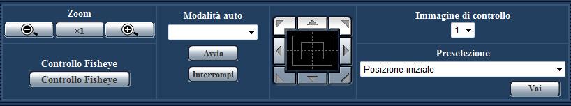 Il pulsante diventerà verde e verrà visualizzato il menu di configurazione. Pulsante [In diretta] Visualizzare la pagina In diretta.