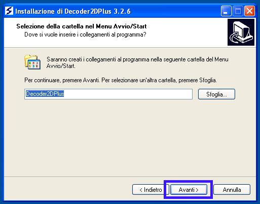 Per aggiungere un icona sul desktop spuntare la